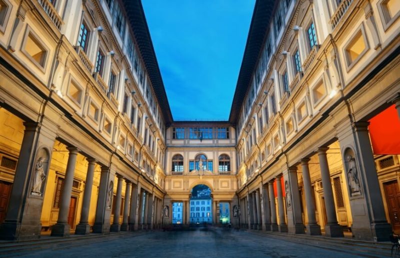 Gli Uffizi, fra i musei italiani più visitati