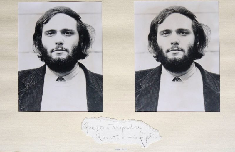 Bruno Ceccobelli, Questo è mio padre, questo è mio figlio, 1973, 40 x 60 cm