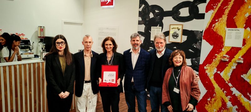 La consegna del premio illy Sustain Art