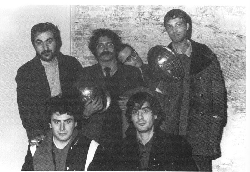 La redazione di Frigidaire nel 1982