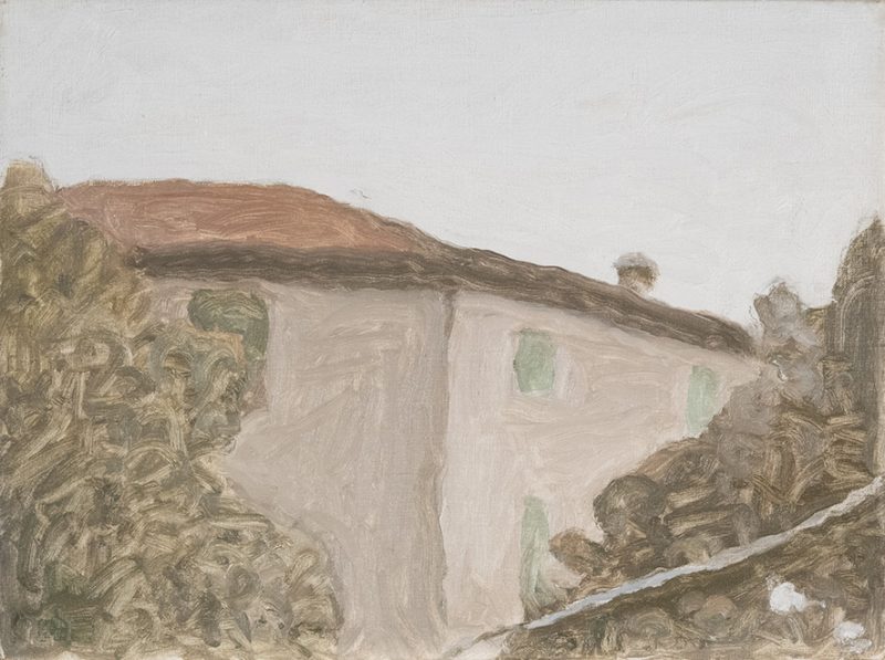 Giorgio Morandi, Paesaggio, 1961, Collezione Privata, in mostra al CAMeC