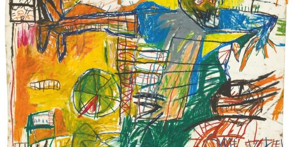 Jean-Michel Basquiat, Untitled 1981, nell'asta Sotheby's a New York del 13 maggio (foto Sotheby's)