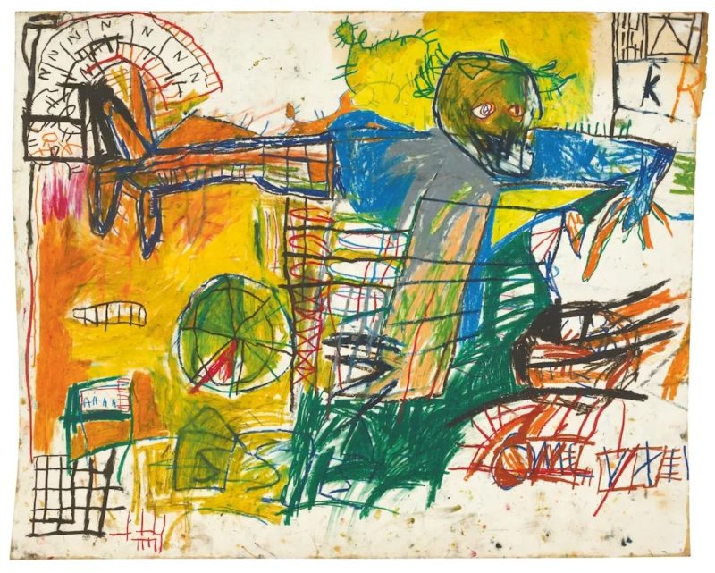 Jean-Michel Basquiat, Untitled 1981, nell'asta Sotheby's a New York del 13 maggio (foto Sotheby's)