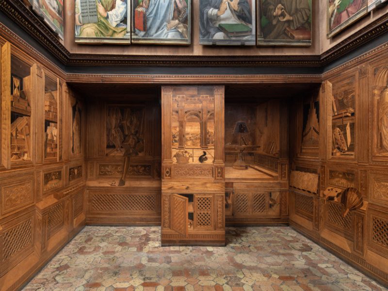 Lo Studiolo di Federico da Montefeltro, al Palazzo Ducale di Urbino