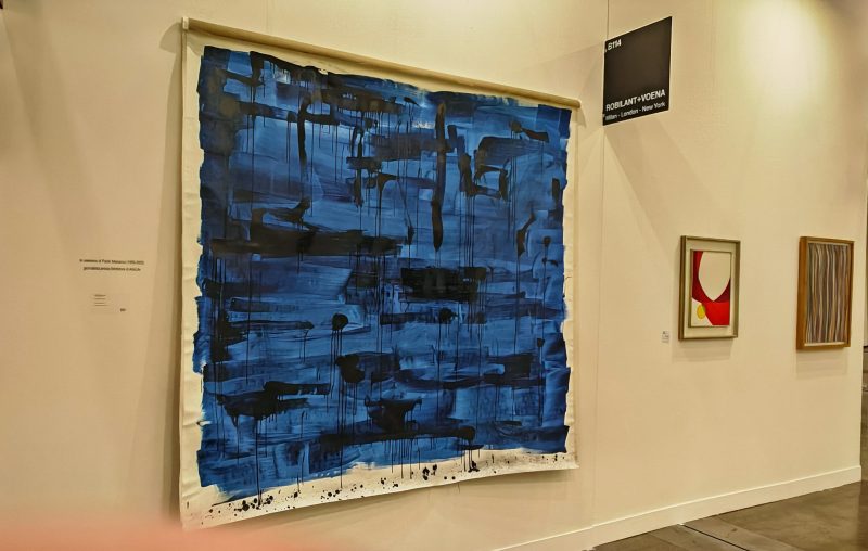 L'ultima opera di Paolo Manazza, esposta nello stand Robilant+Voena