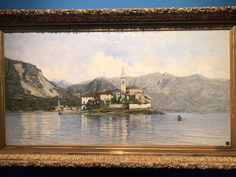 Mostra Paesaggi, Novara, Filippo Carcano, Quiete sul Lago, 1878, ph Claudia Zanfi