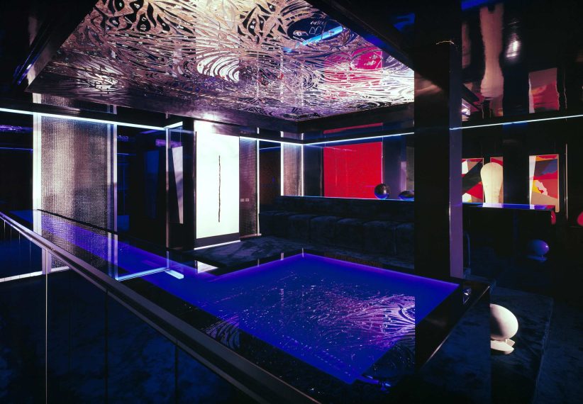 Nanda Vigo, La Casa blu, Milano, 1967-71. Foto Carla De Benedetti