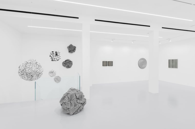 "X Incantamento. Marina Apollonio, Lucia Di Luciano, Helga Philipp, Esther Stocker", Galleria 10 A.M. ART, Milano, photo by Mattia Mognetti.
