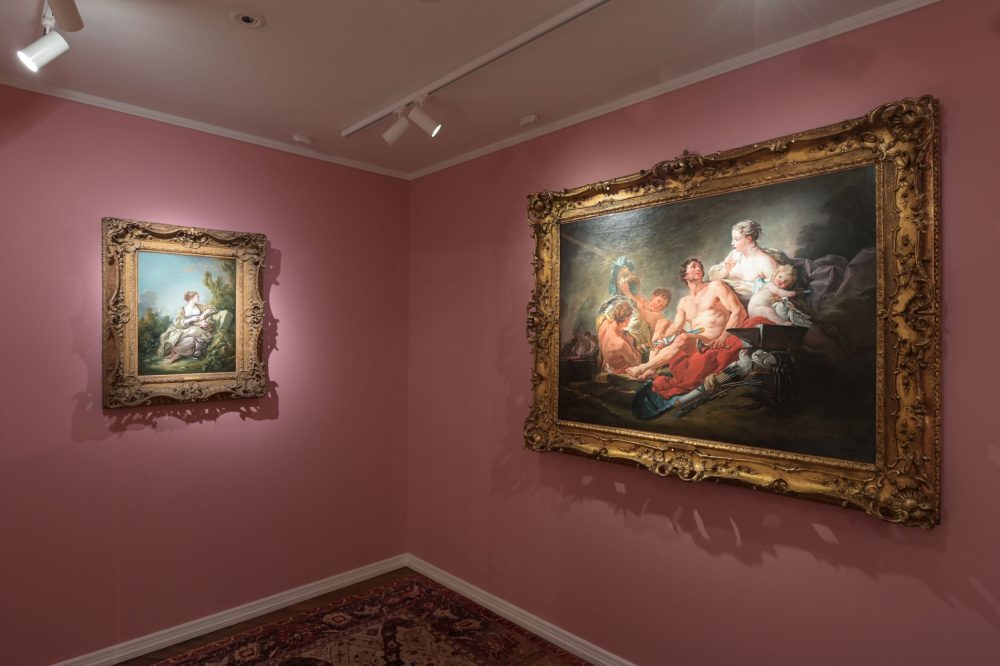 Boucher e Fragonard alla corte del Re, Fondazione Paolo e Carolina Zani, Cellatica, Installation view
