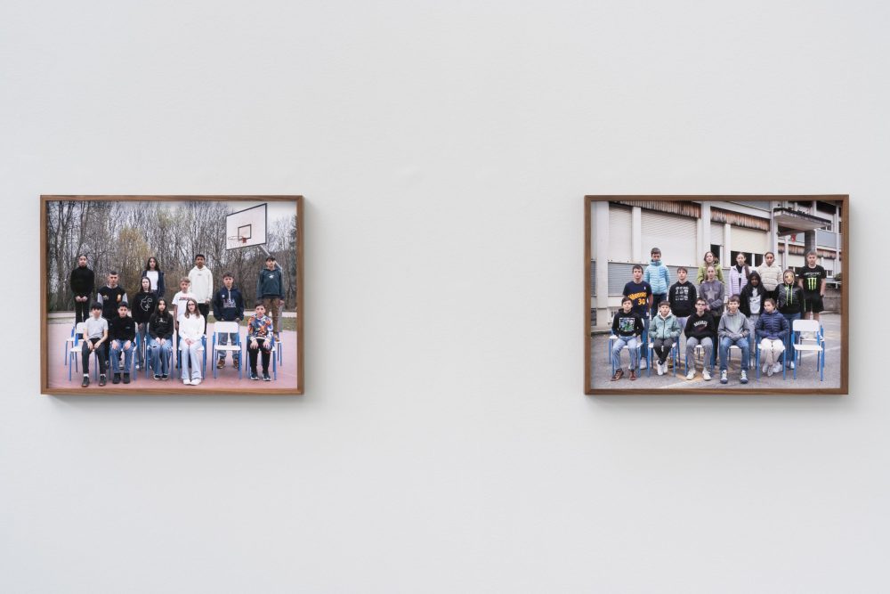 Francesco Jodice, Ritratti di classe, 2 B e 2 C, 2025, cm 54 x 70