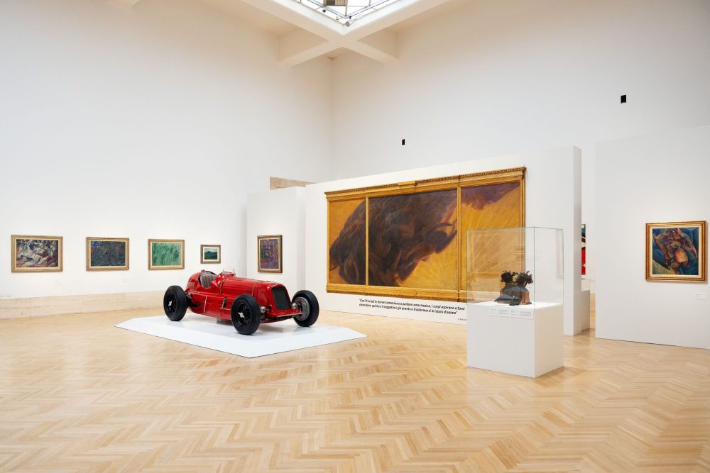 Il Tempo del Futurismo, salone centrale