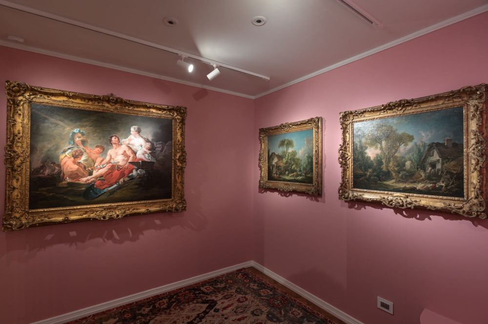 Boucher e Fragonard alla corte del Re, Fondazione Paolo e Carolina Zani, Cellatica, Installation view