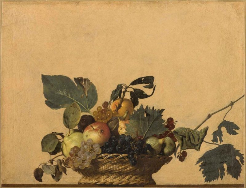 La Canestra di frutta di Caravaggio, all'Ambrosiana