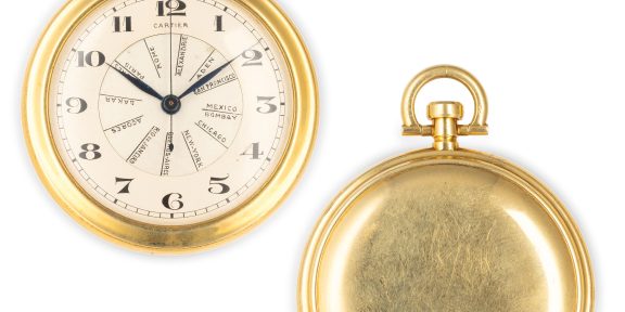 CARTIER CRONOMETRO E ORE DEL MONDO, FRANCIA 1930 CIRCA