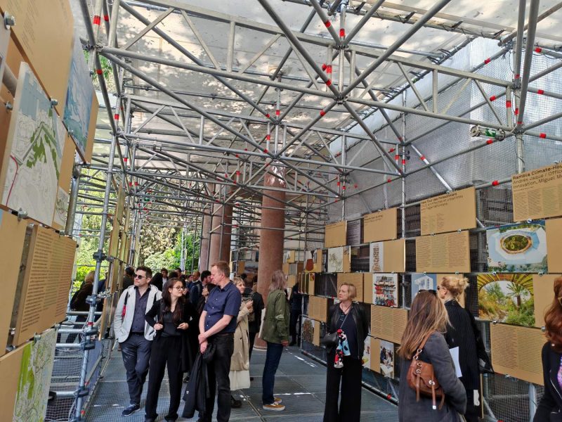 Padiglione Francia, un cantiere alla Biennale Architettura 2025