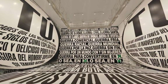 Barbara Kruger, Another day. Another night, Guggenheim Museum, Bilbao
