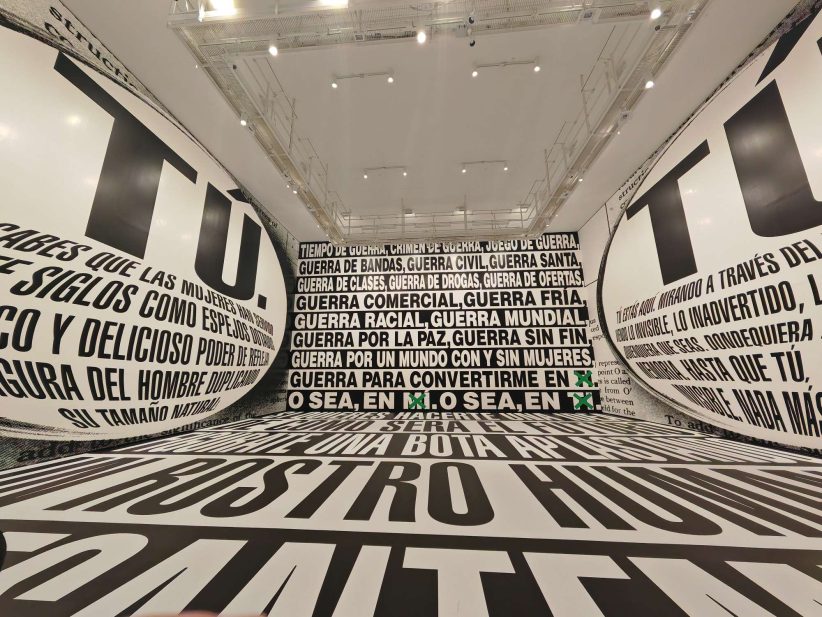 Barbara Kruger, Another day. Another night, Guggenheim Museum, Bilbao