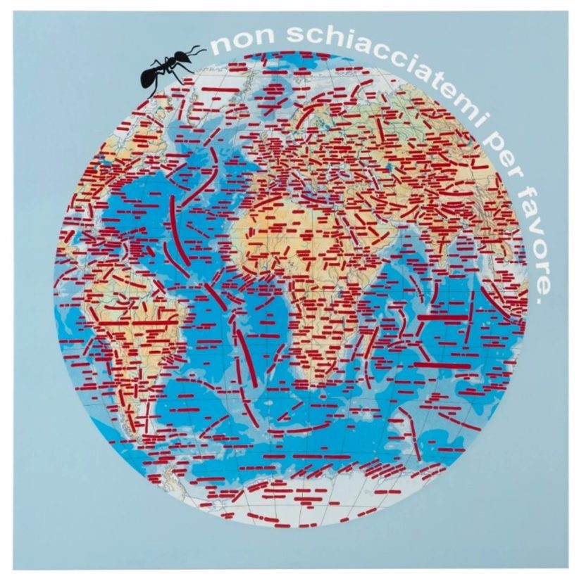 Emilio Isgro, Non schiacciatemi per favore, esposta a Scicli