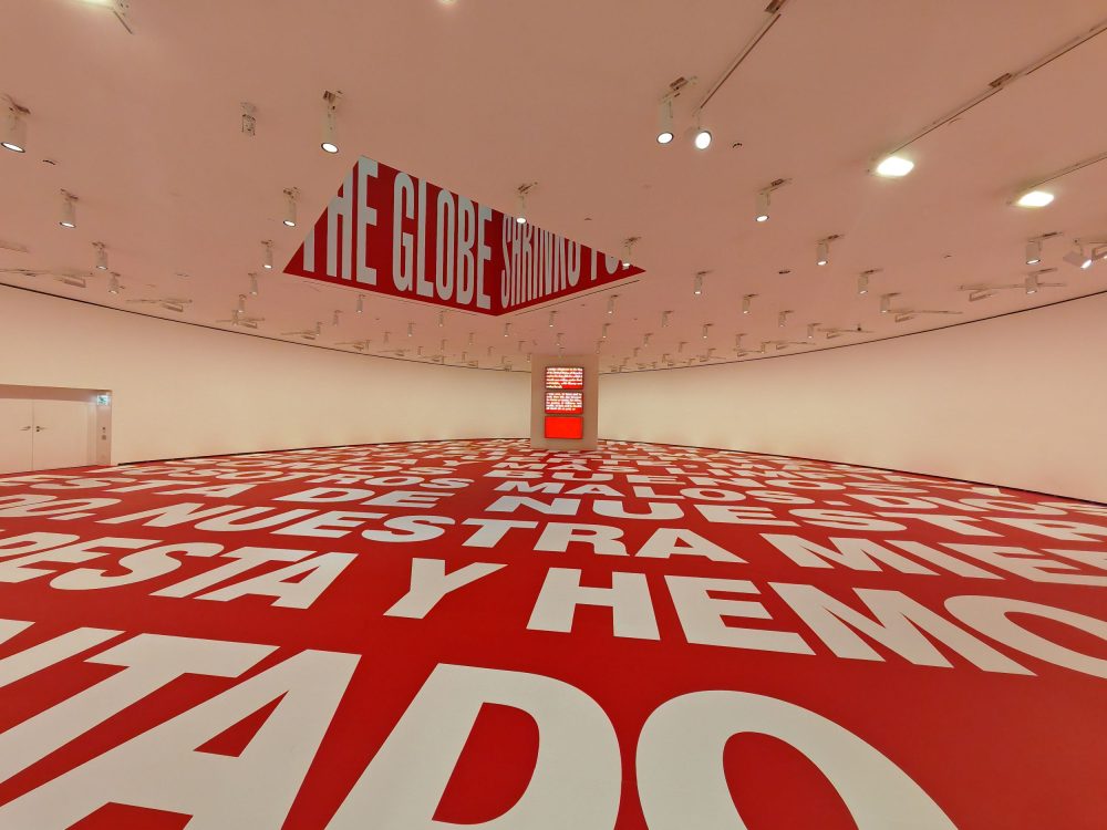 Barbara Kruger, Another day. Another night, Guggenheim Museum, Bilbao