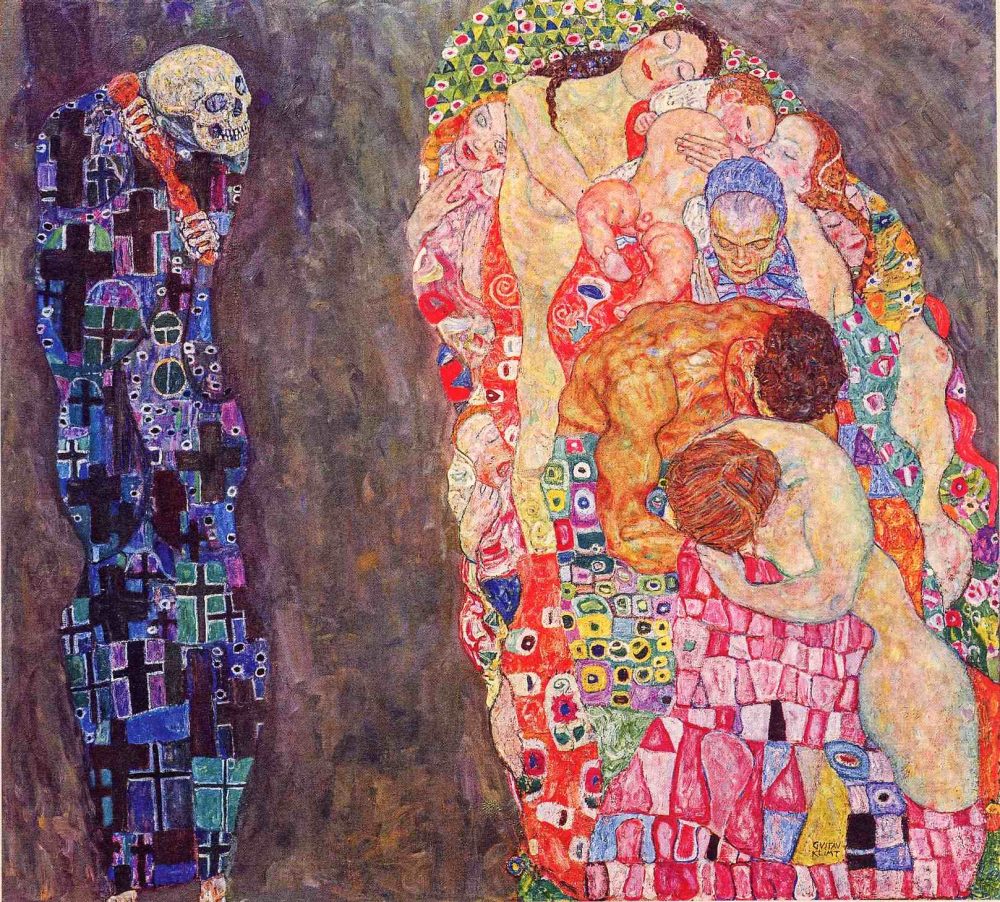 La morte e la vita, Gustav Klimt. Una retrospettiva, a cura di Max Eisler, 1931, op. n. 18, Collezione Silvestri