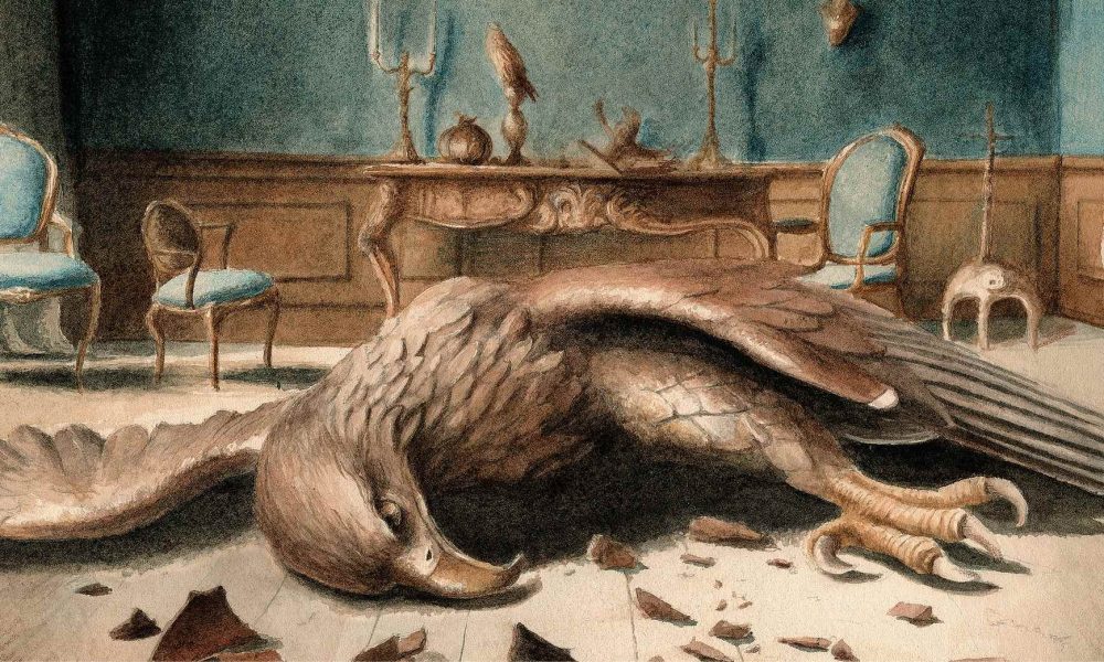 L'immagine guida della mostra di Maurizio Cattelan a Bergamo