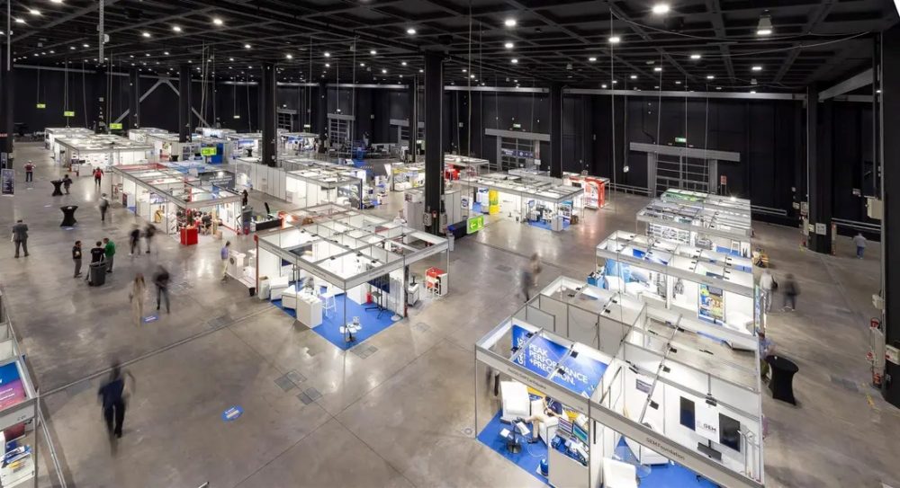 L'interno della South Wing di Allianz MiCo, nuova sede di Miart