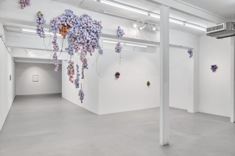 Luca Staccioli, Falling Flowers, ArtNoble Gallery, Installation view, courtesy ArtNoble Gallery, ph credit Michela Pedranti
