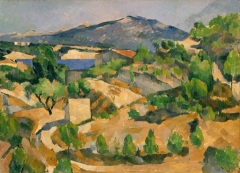 Paul Cezanne, Montagna Sainte-Victoire, 1878-1879, Cardiff, Amgueddfa Cymru - National Museum Wales © Amgueddfa Cymru - Museum Wales