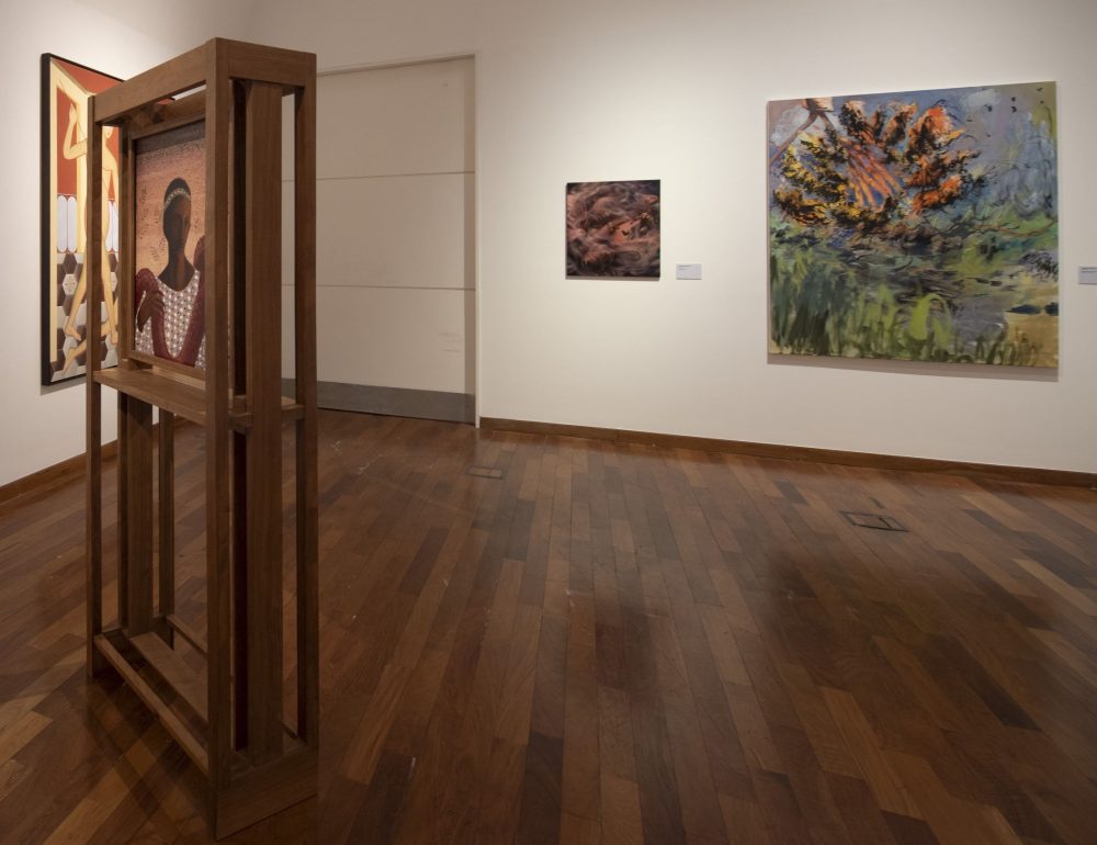 Installation view della mostra Pittura italiana oggi Una nuova scena, foto Romina Santarelli Courtesy Istituto Italiano di Cultura Buenos Aires