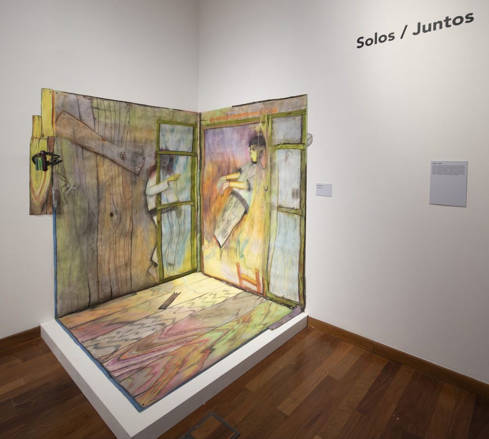 Installation view della mostra Pittura italiana oggi Una nuova scena, foto Romina Santarelli Courtesy Istituto Italiano di Cultura Buenos Aires