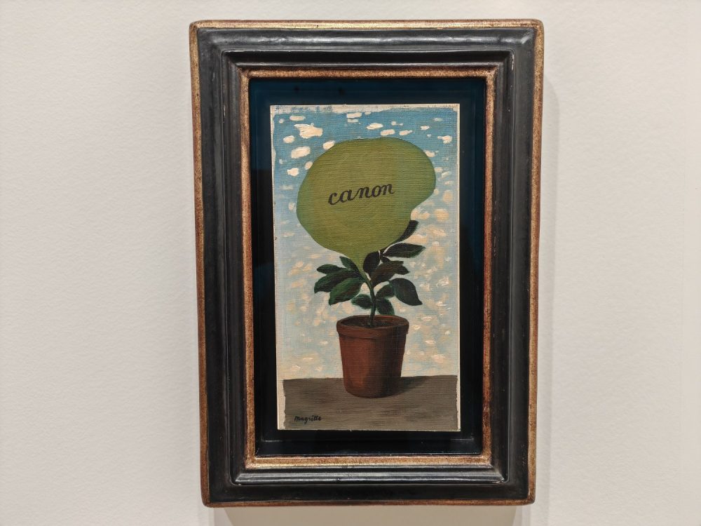 René Magritte, 12 x 22 cm, Mennour Gallery