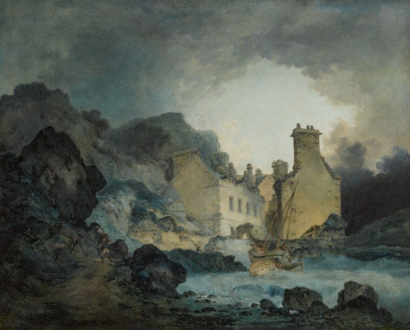 J.M.W Turner, The Rising Squall, Hot Wells, from St. Vincent's Rock, Bristol