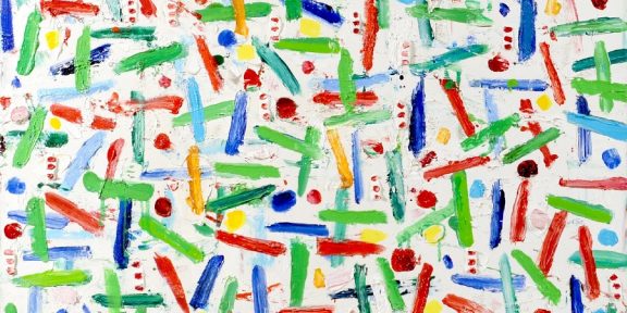 Peter Halley, The border, 2009. Base d’asta: 90.000 €