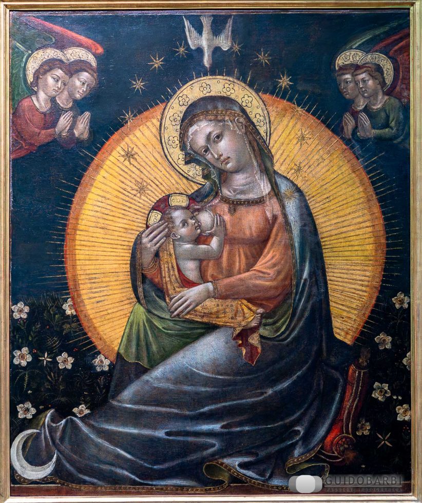 La Madonna dell'umiltà e angeli, Lippo di Dalmasio (dalle Collezioni di La Galleria BPER Banca)