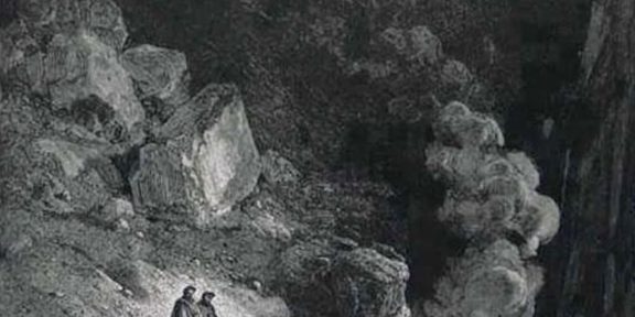 Gustave Doré, inferno canto 17, particolare