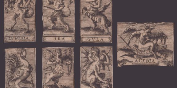 Vizi capitali, anonimo incisore del XVI secolo