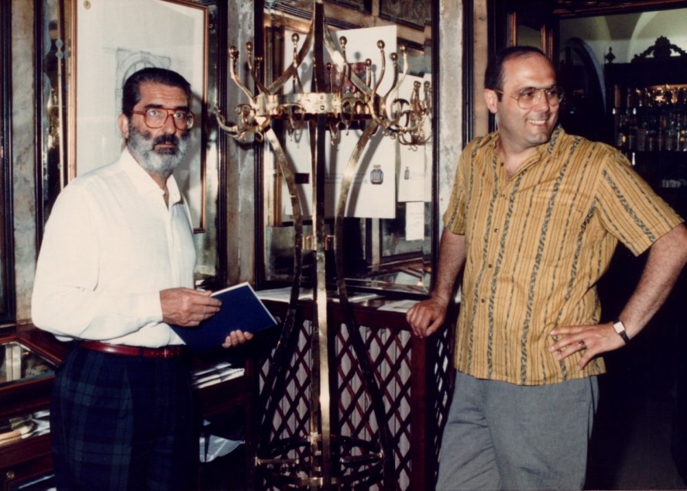 1988, Giorgio Marconi e Bruno Ceccobelli, Caffè Florian Venezia