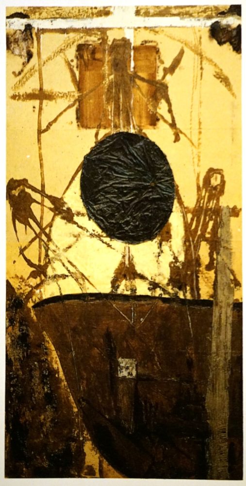 Bruno Ceccobelli, ''S'innarca'', 1987, collezione Galerie Triebold