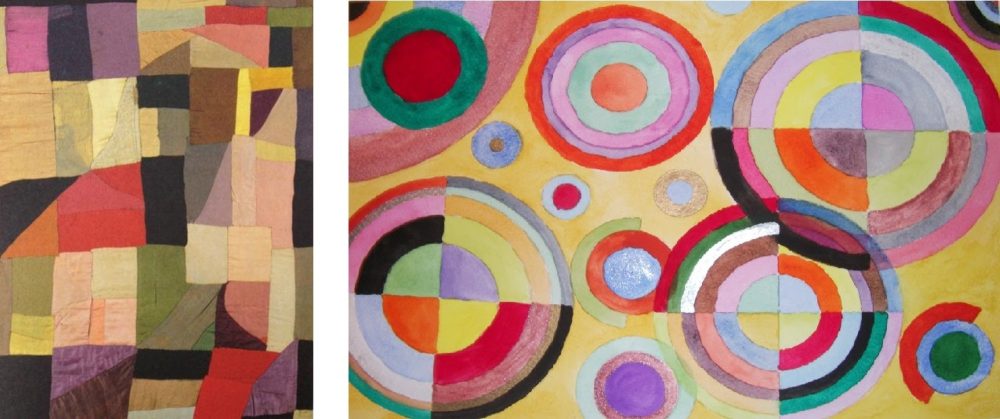 Sonia Delaunay, coperta per il figlio Charles, 1911; Sonia Delaunay acquarello