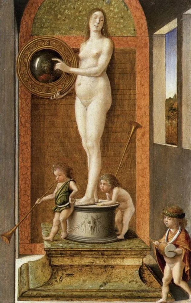 Giovanni Bellini, L’Allegoria della Prudenza o della Vanità, 1485 -1488 ca., Gallerie dell'Accademia, Venezia