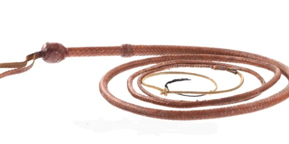 Il frustino di Indiana Jones (foto Heritage Auctions)