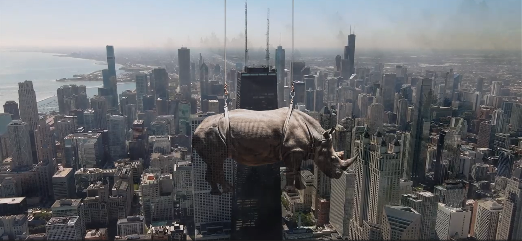 Il rinoceronte che piega il tempo e la realtà. La mostra diffusa di Stefano Bombardieri trasforma Cernobbio