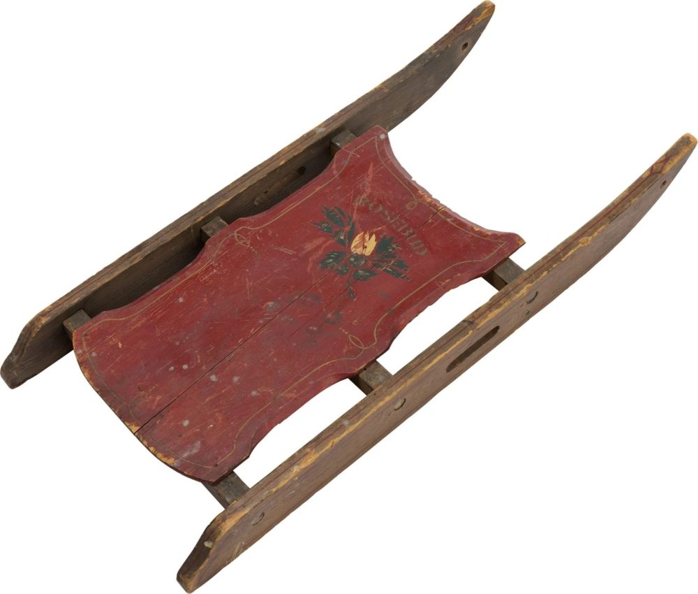 La slitta di scena di Citizen Kane (foto Heritage Auctions)