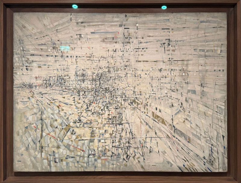 Maria Helena Vieira da Silva, La Ville, 1950 - 1951, New York, Museum of modern Art , donazione di Mrs. Gilbert W. Chapman