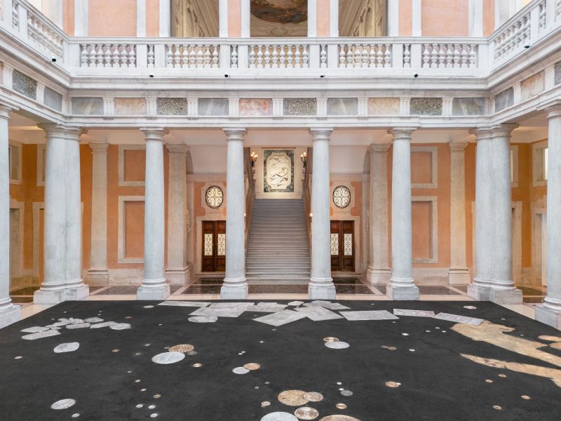 Tatiana Trouvé​, Hors-sol, 2025, Collection of the artist © Tatiana Trouvé, by SIAE 2025. Installation view, “Tatiana Trouvé. The strange Life of Things”, 2025, Palazzo Grassi, Venezia. Ph. Marco Cappelletti and Giuseppe Miotto / Marco Cappelletti Studio © Palazzo Grassi, Pinault Collection