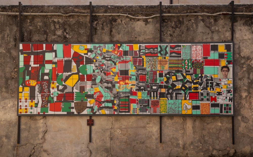 Il murale di Tano Pisano, PACE, tecnica libera, 2025