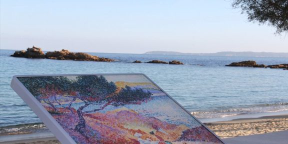 Lavandou, Via dei pittori, in Provenza ph Claudia Zanfi