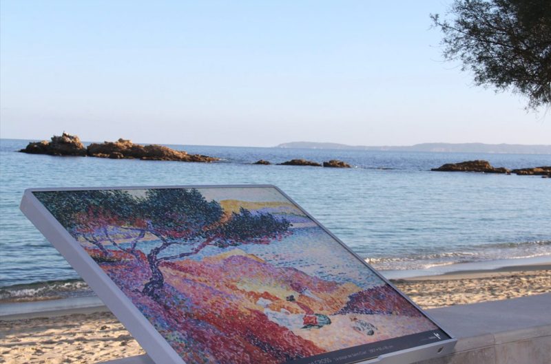 Lavandou, Via dei pittori, in Provenza ph Claudia Zanfi