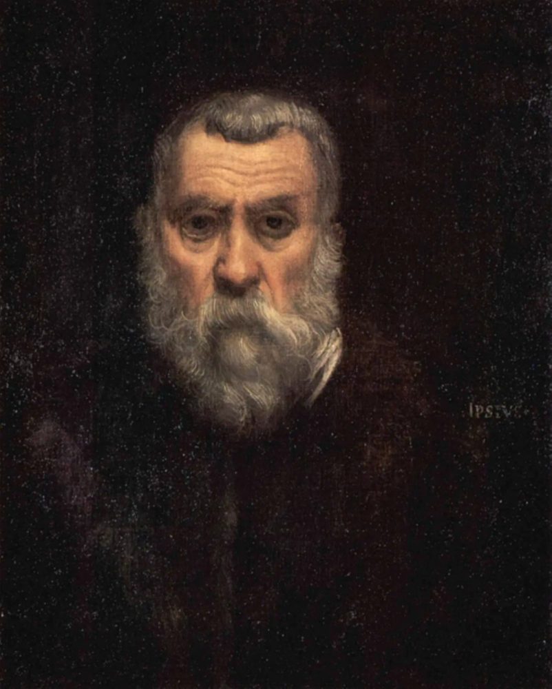 Tintoretto, Autoritratto 1588, Museo del Louvre