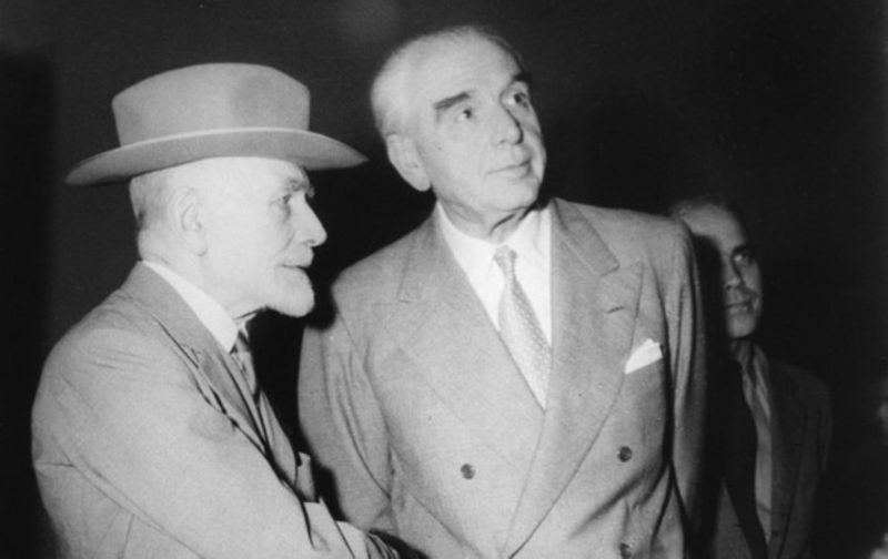 Bernard Berenson e Vittorio Cini, Venezia. Fototeca della Fondazione Giorgio Cini